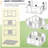 Pet Box,Dog Box with Washable Pee Pad