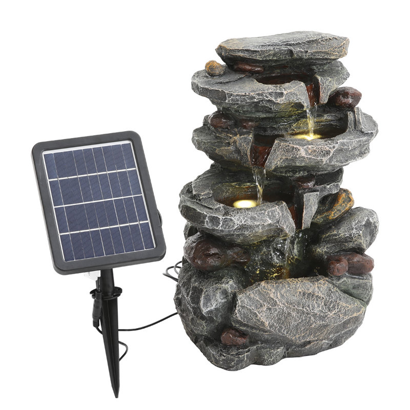 Groggin Weather Resistant Pool Fountain with Light