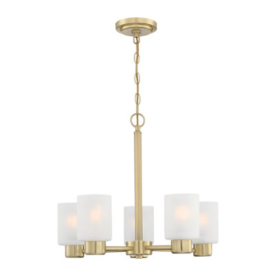 Lustre cylindrique à 5 lumières Sylvestre