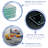 Glass Round 6 Piece Coaster Set