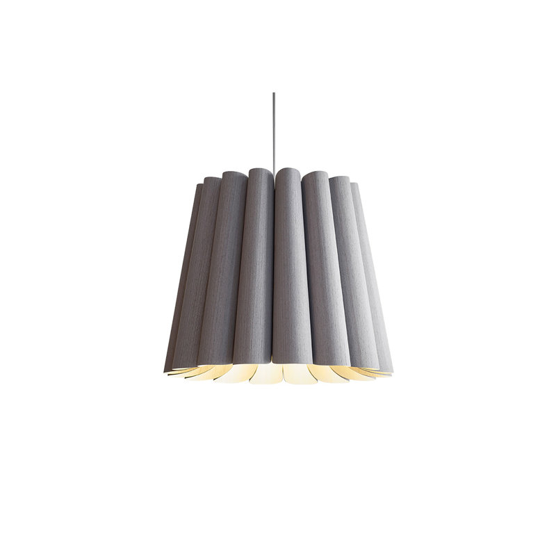 Renata 80 Oval Pendant, Gray Oak