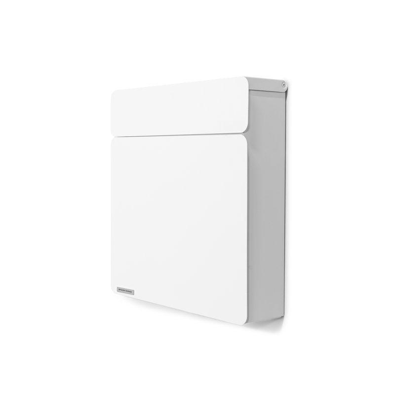 INBOX Steel Drop Box, White