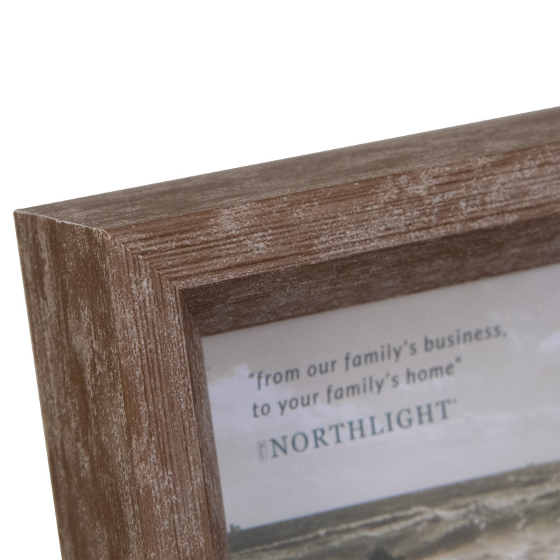 7.5" Classical Rectangular Photo 4" x 6" Picture Frame - Brown