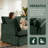 Upholstered Oversized Accent Chair,Comfortable Single Sofa Chair With 2 Pillows,Deep Seat Reading Armchair With Dual-Port Charging-1619542688