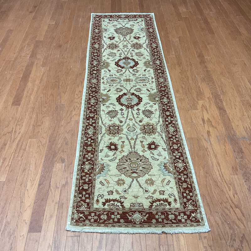  Handmade Oushak Wool Runner