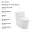Toilette allongée une pièce à double chasse Arles 1,1 / 1,6 GPF Arles