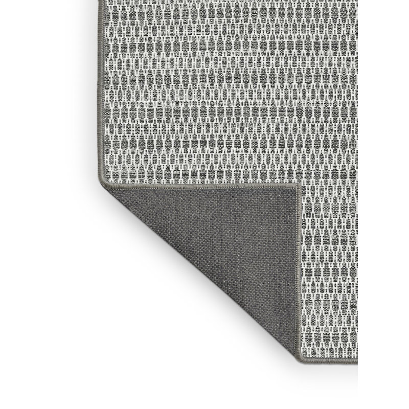 Tapis gris contemporain Seekonk, Rectangle de 3 pi x 5 pi