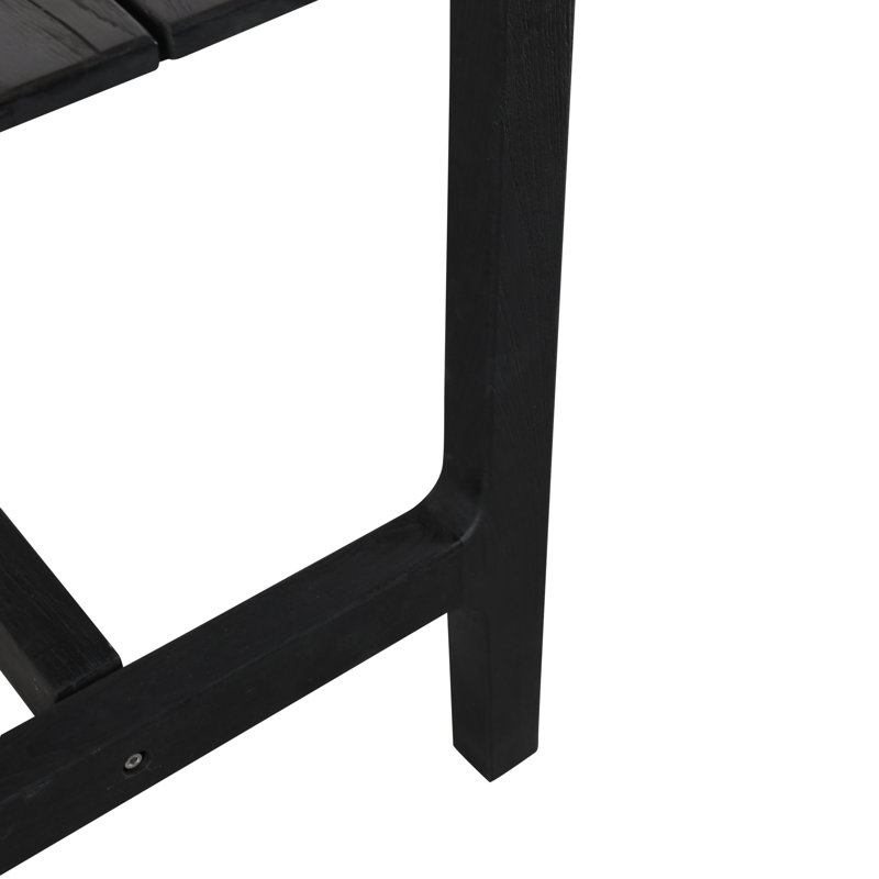 Outdoor Teak, Black