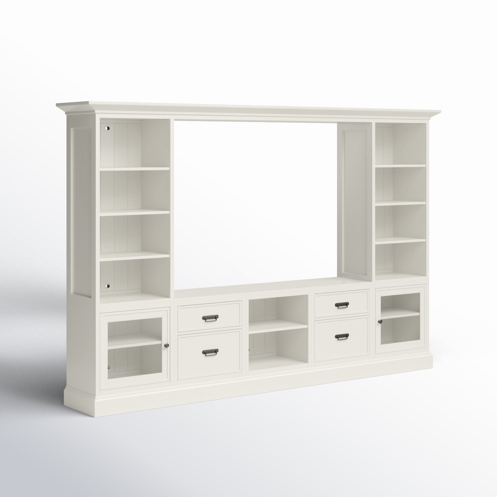 Devens Quintuple Storage Entertainment Center