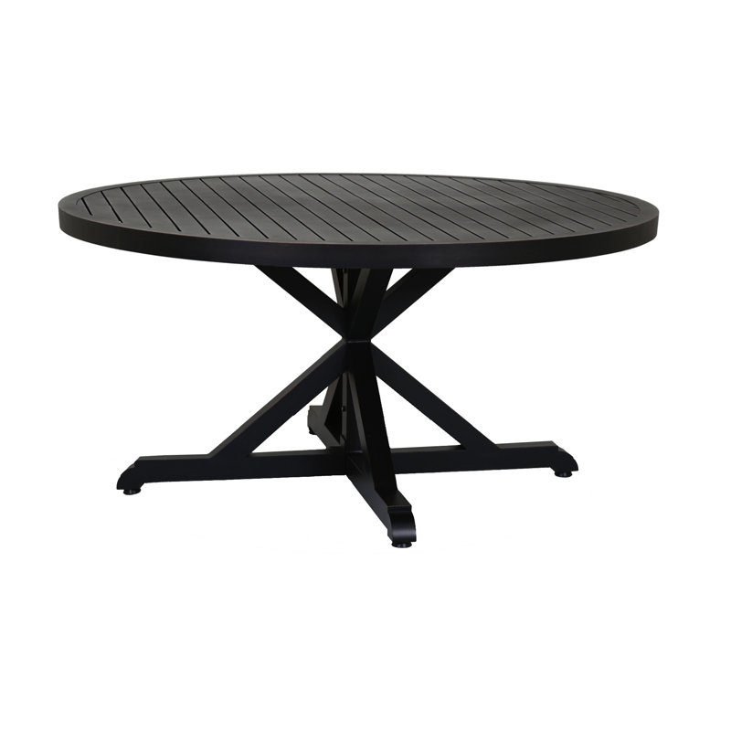 Monterey Outdoor Round Dining Table, 29.5'' H x 60" W x 60" L