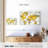 World Map Yellow Gray-265817097