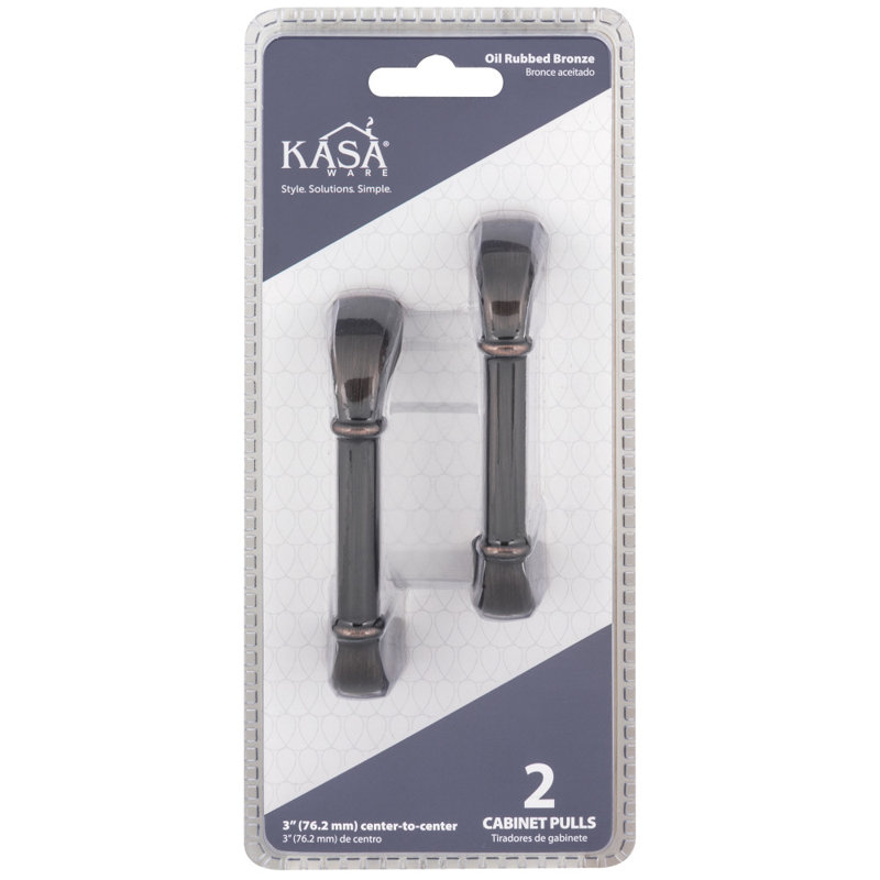 3" Center to Center Arch Pull Multipack, Brushed Oil Rubbed Bronze
