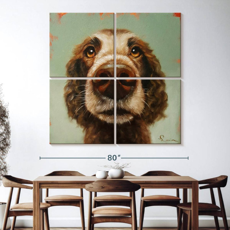 Brampt Follow Your Nose III, 74" H x 74" W