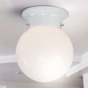 Plafonnier encastré sphérique simple 1 lumière 5,5 po Leslie