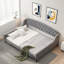 Modern Daybed With Tufted Button And Solid Legs-1175512114