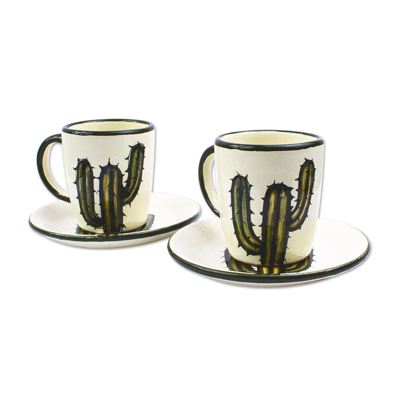 Tramain Ceramic Teacup and Saucer