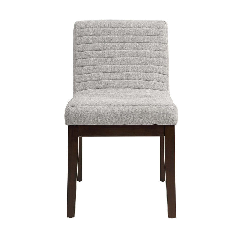 Gray Linen Side Chair,Set Of 2