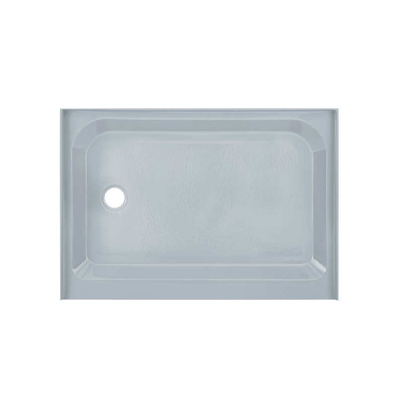 Voltaire 48" x 36" Single-Threshold, Shower Base, Left, Gray