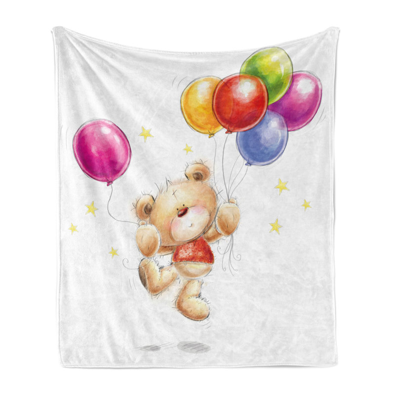 Fleece Throw Blanket, 50" W x 60" L