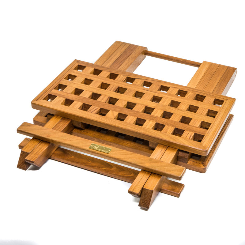 Table-plateau en teck