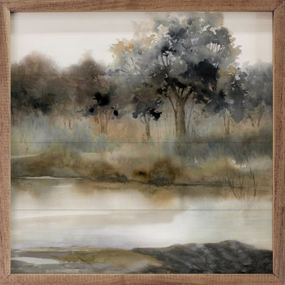 «Silent Waters 2», impression sur bois par Carol Robinson