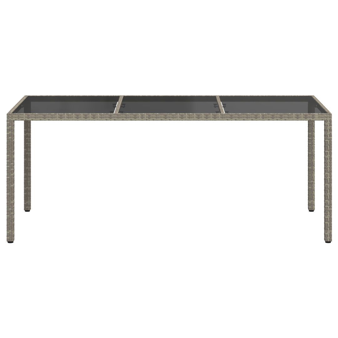 Castora Rectangular Metal Outdoor Dining Table , cm W 100cm cm D