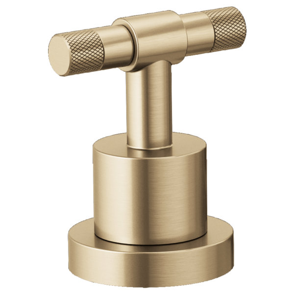 Litze® Roman Tub Faucet, Luxe Gold, T-Lever