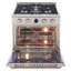 30 in. 4.2 cu. ft. 4 Burners Dual Fuel Range with Kucht Horus Thermostat-1715239305-1809821347