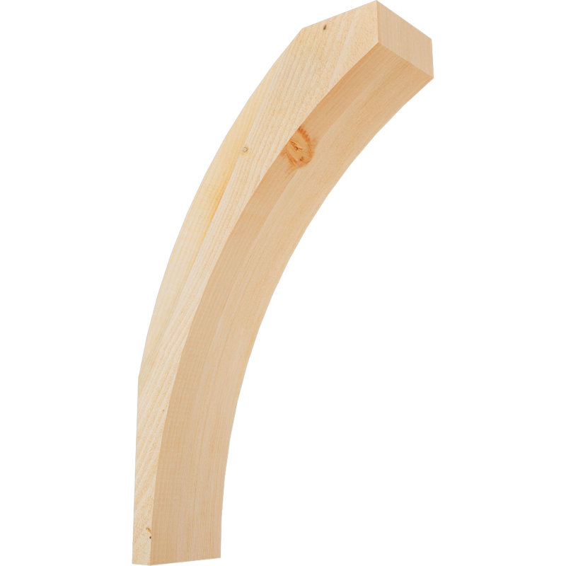 Genouillère Thorton, Sapin Douglas de 6 po (sciage brut), 18 po X P 30 po H