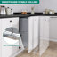 Double poubelle de recyclage escamotable 37 pintes-86769871