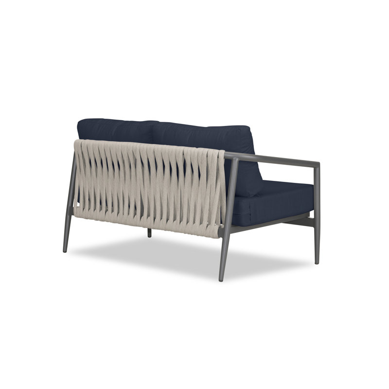 Olio Outdoor 2 - Seat Loveseat, Slate, Spectrum Indigo Sunbrella®