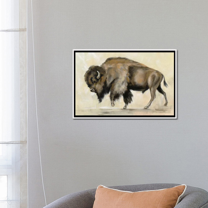 Bronze bronze par Silvia Vassileva - reproduction d'art, White Framed, Pas de tapis, H 18 po x l 26 po x P 1,5 po