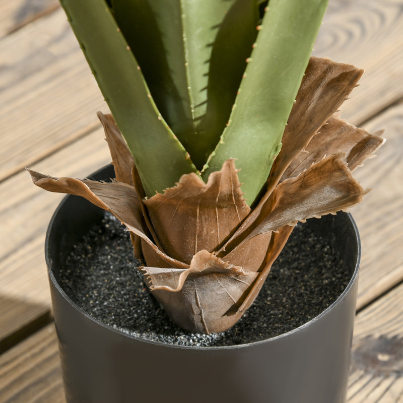 90cm Faux Bamboo Plant in Cement Pot