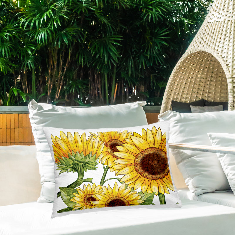 Coussin Rustic Bloom Sunflowers