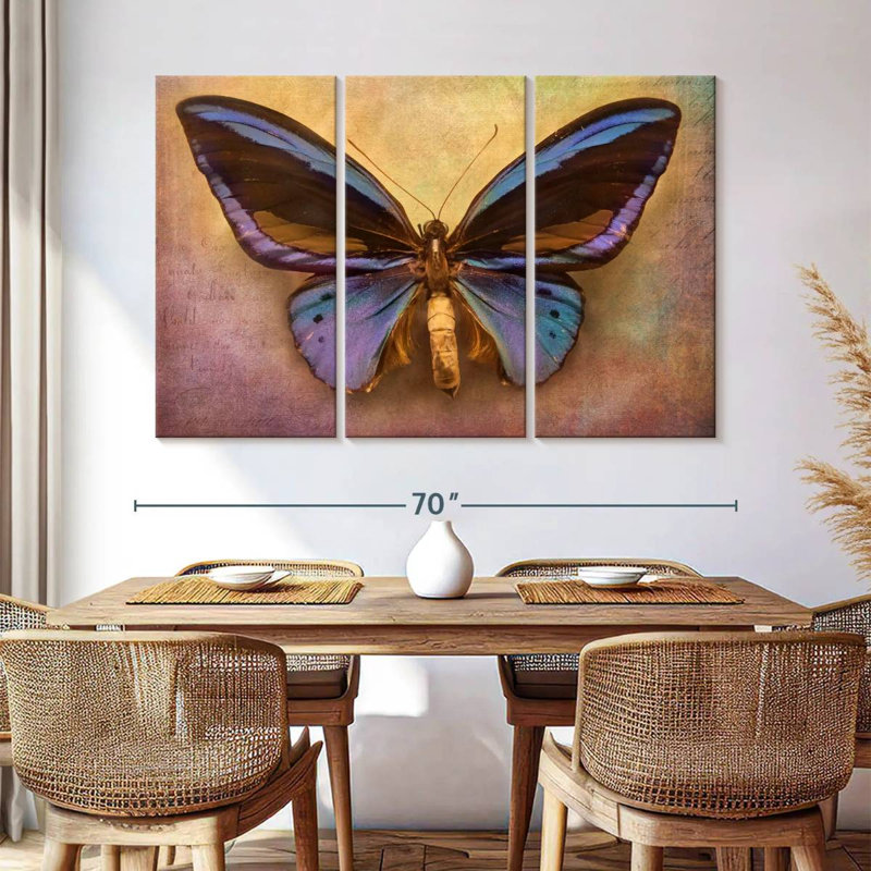 Original Butterfly, 42" H x 65" W