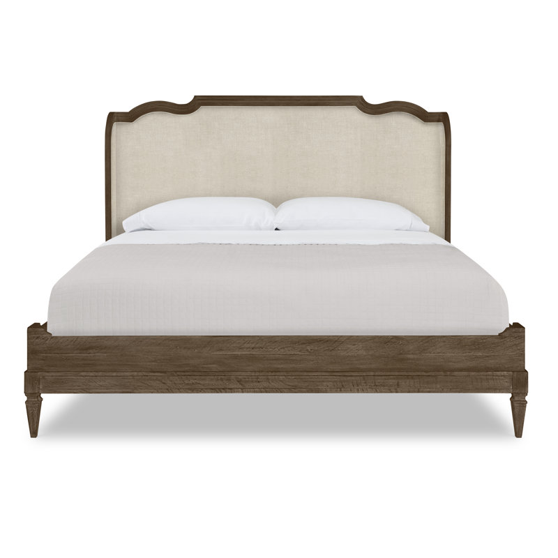 Camden Upholstered Bed, Brown Rustic, King
