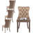 Dining Chairs, Upholstered High-end Tufted Dining Room Chair with Nailhead Back Ring-178148661-178148658-188948057