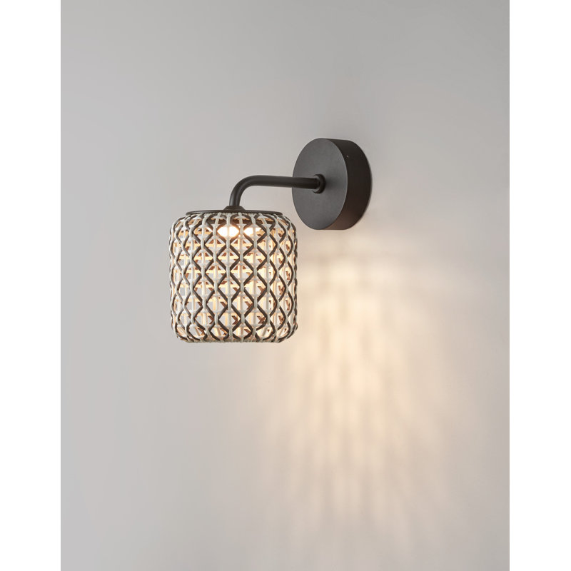 Nans 1 - Light LED Armed Sconce, Brown