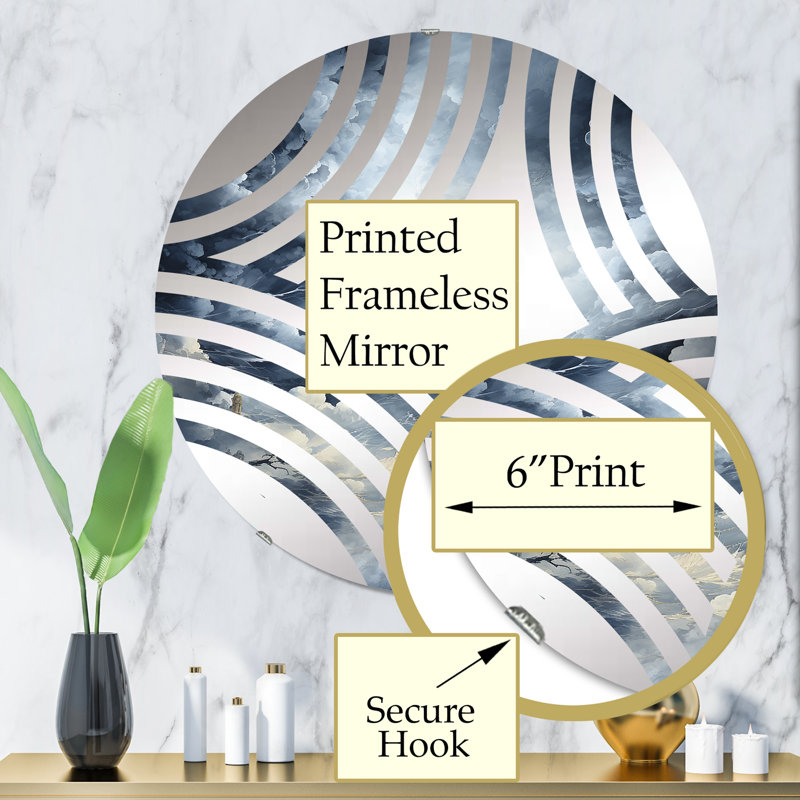 Circle Mirror, 31.4" x 31.4"