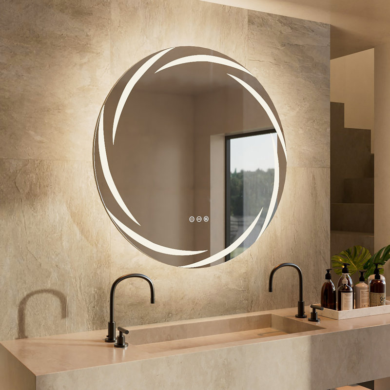 Miroir mural Keiara, 31,5 po x 31,5 po