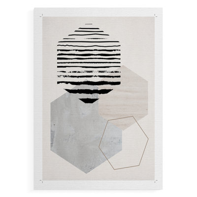 Hexagonal Display II -Canvas Print Only - NOT FRAMED