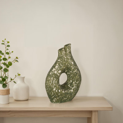 Vase à huile d'olive vert, moyen
