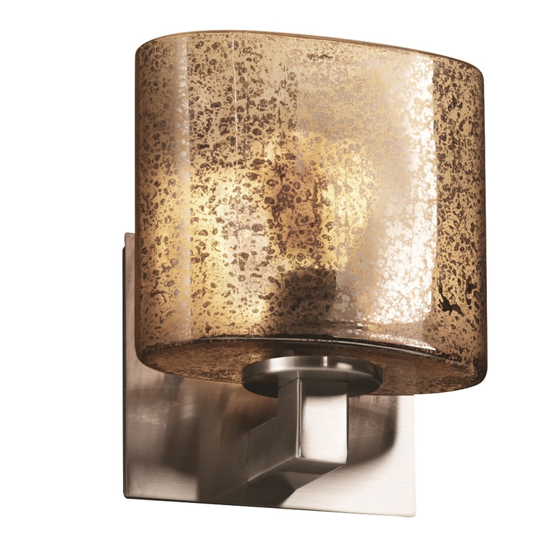 Casson Armed Sconce, Brushed Nickel, Mercury