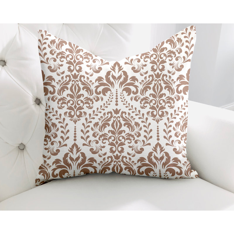  Housse et insert de coussin en coton Adeline, L 15 po x H 15 po, Taupe