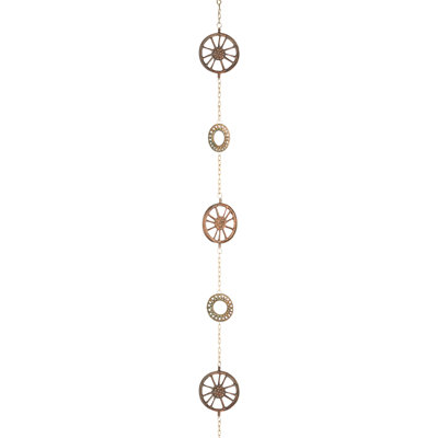 Rain Chain - Cast Wheel