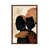 Classic Brown Wood Framed Canvas