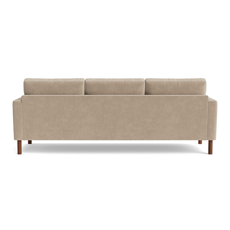 Laguna Sofa (95"), Velvet - Beige