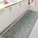 Tapis sarcelle / gris tissé texturé Hagerman