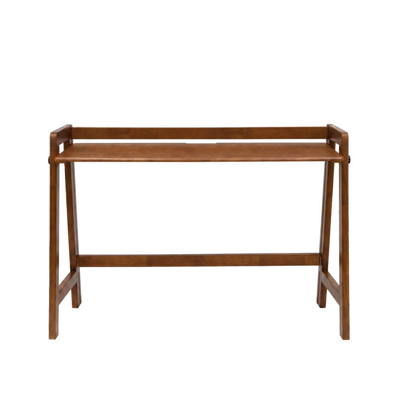 Bureaux peu encombrants, bureau moderne pliant en bois massif de 49 pouces pour le bureau à domicile