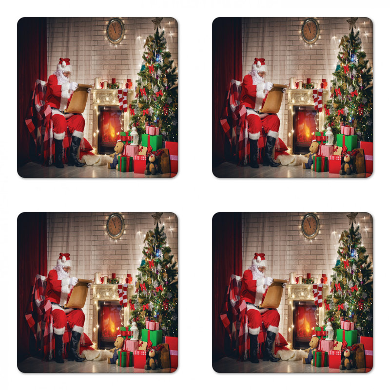 Sous-verre-père noël